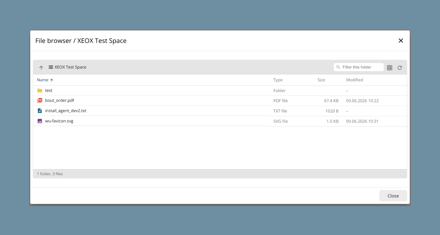File browser
